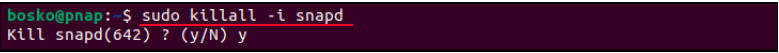 Linux killall Command